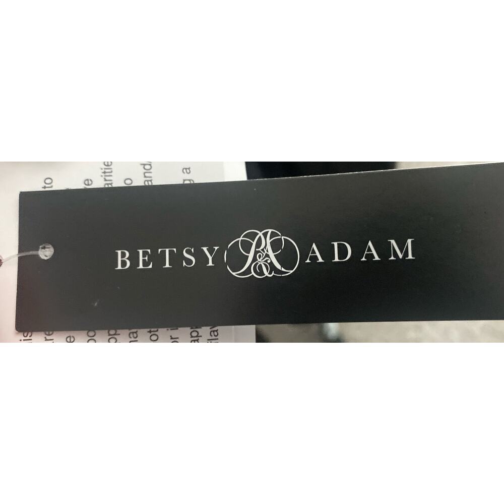 Betsy And Adam Black Dress Size 2 Form Fitting Pullover NWT - Picture 2 of 3